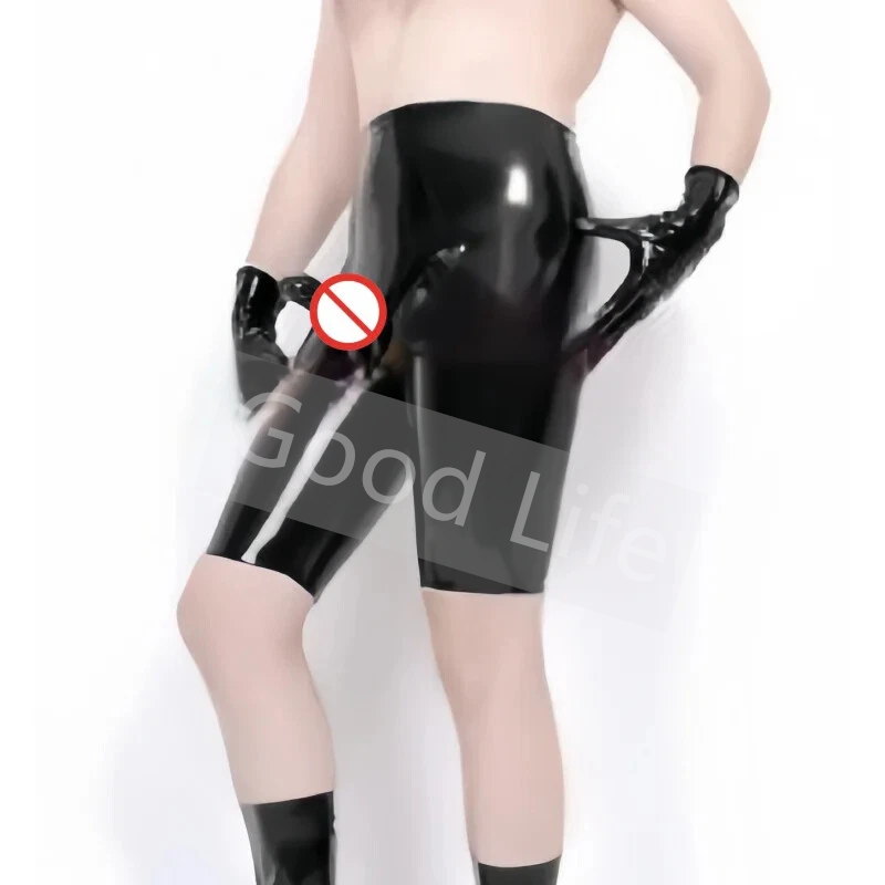 Boxer Shorts Modal - Calzoncillos Boxer de látex sexis negros